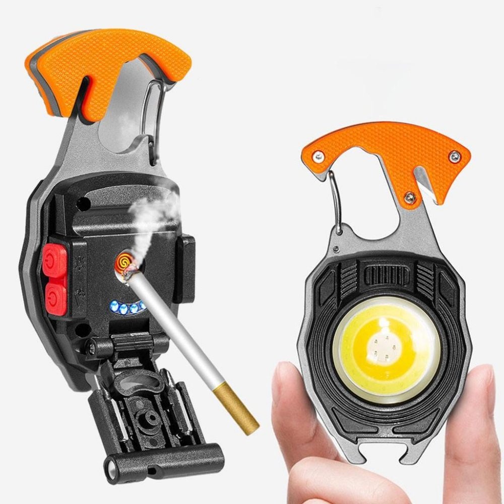 High Quality Pocket Flashlight Keychain, COB & LED Work Light(1 Pack)